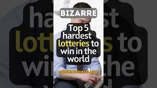 Top 5 hardest lotteries to win in the world #shorts #lottery