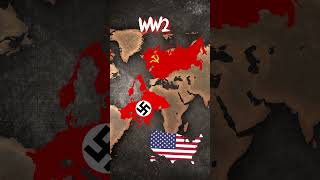 Strongest countries in WW1,WW2 and WW3 #shorts #ww2