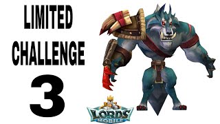 LORD MOBILE - GRIM WOLF LIMITED CHALLENGE STAGE 3 | Fenrir Stage-3 | F2P|Bloodlust STAGE 3 ( 2020) 🐺