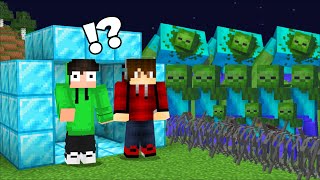 Zombie Apocalypse VS Minecraft Most Secure House!