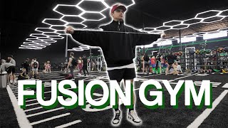 WORKING OUT AT FUSION GYM