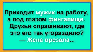 Мужик с фингалищем, жена врезала!😂😂😂Смех! Юмор! Позитив!