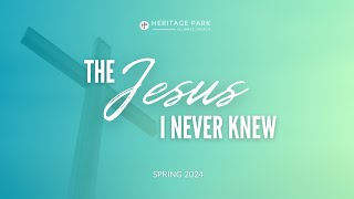 The Jesus I Never Knew: Saviour