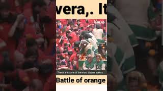 ivera ,itly (battle of orange) sport event very popular