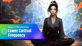 Lower Cortisol Frequency | Reduce STRESS Naturally with Brain Sound Vibrations