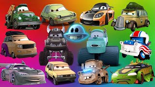 Looking For Disney Cars 3 Lightning Mcqueen, Luigi, Bobby Swift, Doc Hudson, Bubba Wheelhouse, Meter