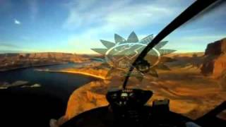 Lake Powell fly over - Morning Glory