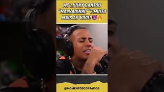 MC LUUKY - Deu um show no podpah aovivo cantando Malvadinho 😈