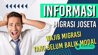 INFORMASI : MIGRASI JOSETA SITUS BARU 2024