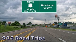 Road Trip #945 - US-11 N - Virginia Mile 17-32 - Washington County