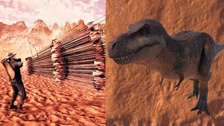 Warriors hunting Fry T-Rex For Dinner - Ultimate Epic Battle Simulator 2