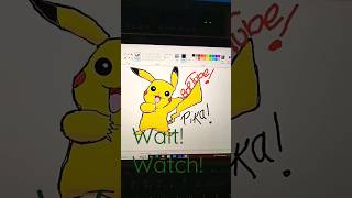 How to Draw Pikachu | MsPaint