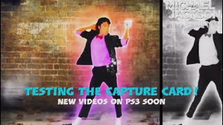 testing the capture card | MJ The Experience (PS3)