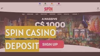 Spin Casino Deposits & Withdrawals