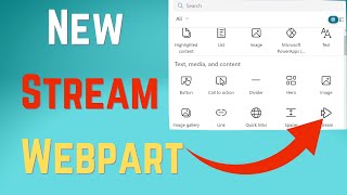 Stream on SharePoint Webpart | Now Available