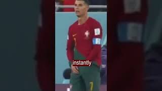 Ronaldo pulled something out of his underpants... and ate