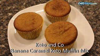 Keto and Co Banana Caramel Keto Muffin Mix