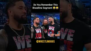 The Funniest Bloodline Segment 😂😂 #wwe #romanreigns #samizayn #usos