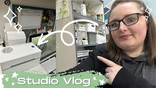 Studio Vlog 11 | Small business life, supporting other creatives, printing labels, packing orders