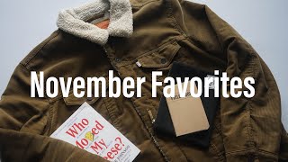 November Favorites | Minimalism Series