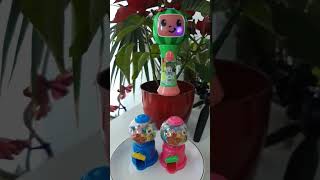 Cocomelon Karaoke & Mini Gum Balls Machine #trending #viral #asmr #satisfying #shorts #cocomelon