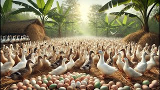 Raise Ducks And Produce Eggs On The Duck Farm