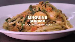 Linguine Shrimp in Coconut Rum Sauce