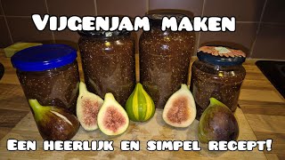 Zelf vijgen jam maken, een makkelijk recept