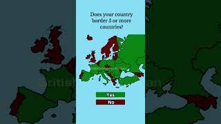 Does your country border 5 or more countries?