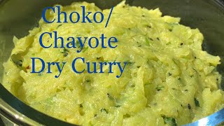 Choko Dry Curry Easy, Simple And Healthy Recipe/How To Cook Chayote/স্কোয়াশ ভাজা/Satvik Food Recipe