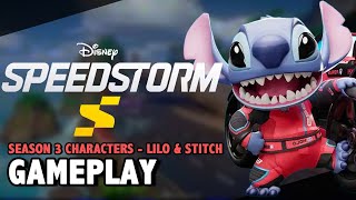 All 5 Lilo & Stitch Characters Gameplay + - Disney Speedstorm Season 3