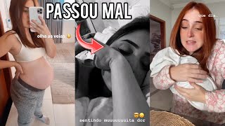 REBECCA PASSA MUITO MAL NA RETA FINAL DA GRAVIDEZ 😟 - STORIES