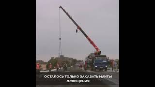 Милицейский мост в Астрахани с высоты птичьего полёта