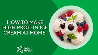 Homemade High-Protein Ice Cream Recipe