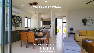 2,183,000 mxn última casa disponible de 2 recámaras, Poniente de Mérida Yucatán Tel.(+52) 9993960074