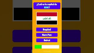 Adivina las Capitales 🧠🌍✅ #trivia  #cultura #geografia #reto #quiz #culturageneral #conocimiento