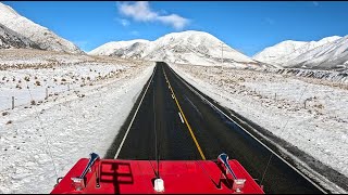 MAN Truck POV cam in Snow - Cass to Lake Lyndon