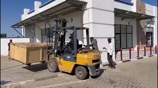 Our Zambian customers received 1325 single-head cnc router woodworking machines in their factory