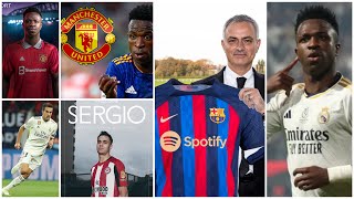 JOSE MOURINHO TO BARCA? VINICIUS JUNIOR TO MAN UNITED AND LATEST TRANSFER RUMORS….