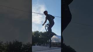 Impresionante Trial en Bicicleta: ¡Espectáculo en las Fiestas de Oleta!