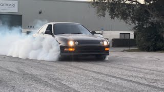 K24 Integra 2nd Gear Burnout (Open Header)