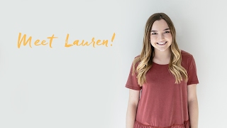 Meet Lauren: Our Editor!