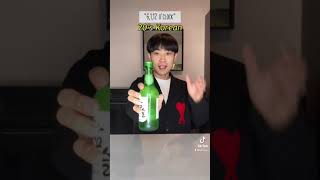 How Korean shake Soju? #shorts