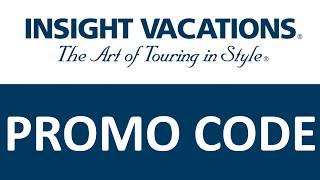 How to use Insight Vacations promo code