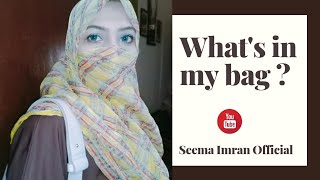 What's in My Bag? | ft. Seema Imran