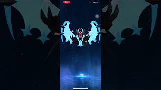 Dawn Wings Necrozma Fusion with catch card #shorts #pokemongo #pokemon