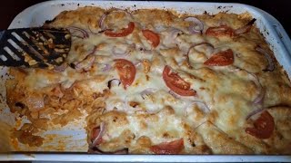 Baked pasta with tomato cheese and turkey Ζυμαρικά φούρνου με σάλτσα ντομάτας τυριά και γαλοπούλα