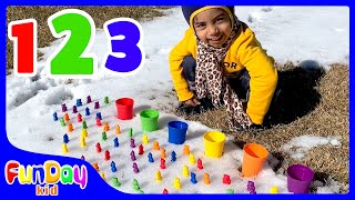 Learn Numbers with Gummy Bear Toys | Learn to count 1 to 10 with Apu - @FunDayKid