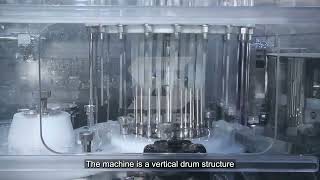 Glass bottle vials filling machine