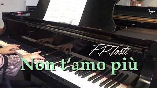 Non t‘amo piu, in e minor, for high voice, Piano accompaniment, Karaoke